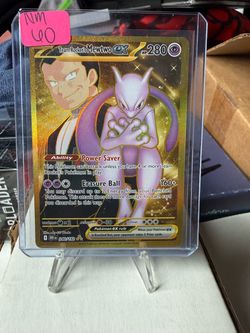 Team Rocket's Mewtwo ex 240/182 Pokemon Card