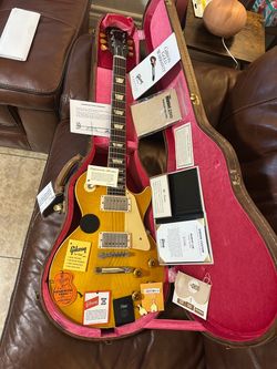 Gibson CS 1958 Les Paul reissue heavy aged lemon burst