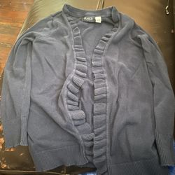 Ruffle Cardigan Size 7-8 Delivery Make An Offer 