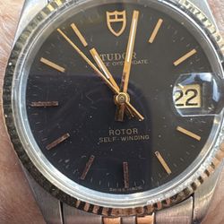 2 Mens working tudor watches self winding