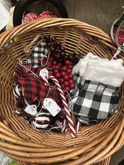 Mini Buffalo Plaid Stockings 