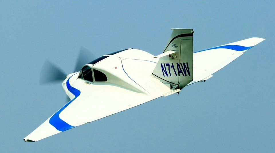 Homebuilt Aircraft Flying Wing - 200 MPH Dyke Delta Plans