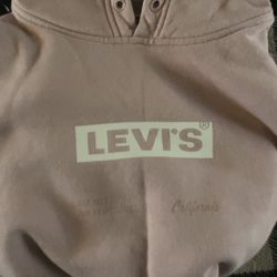 pink levi hoodie