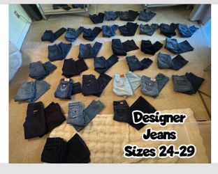 Designer jeans size 24-28