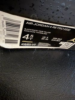 Jordan 4 Retro Thunder