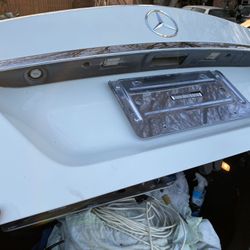 Chrome Trunk Trim From C300 Benz
