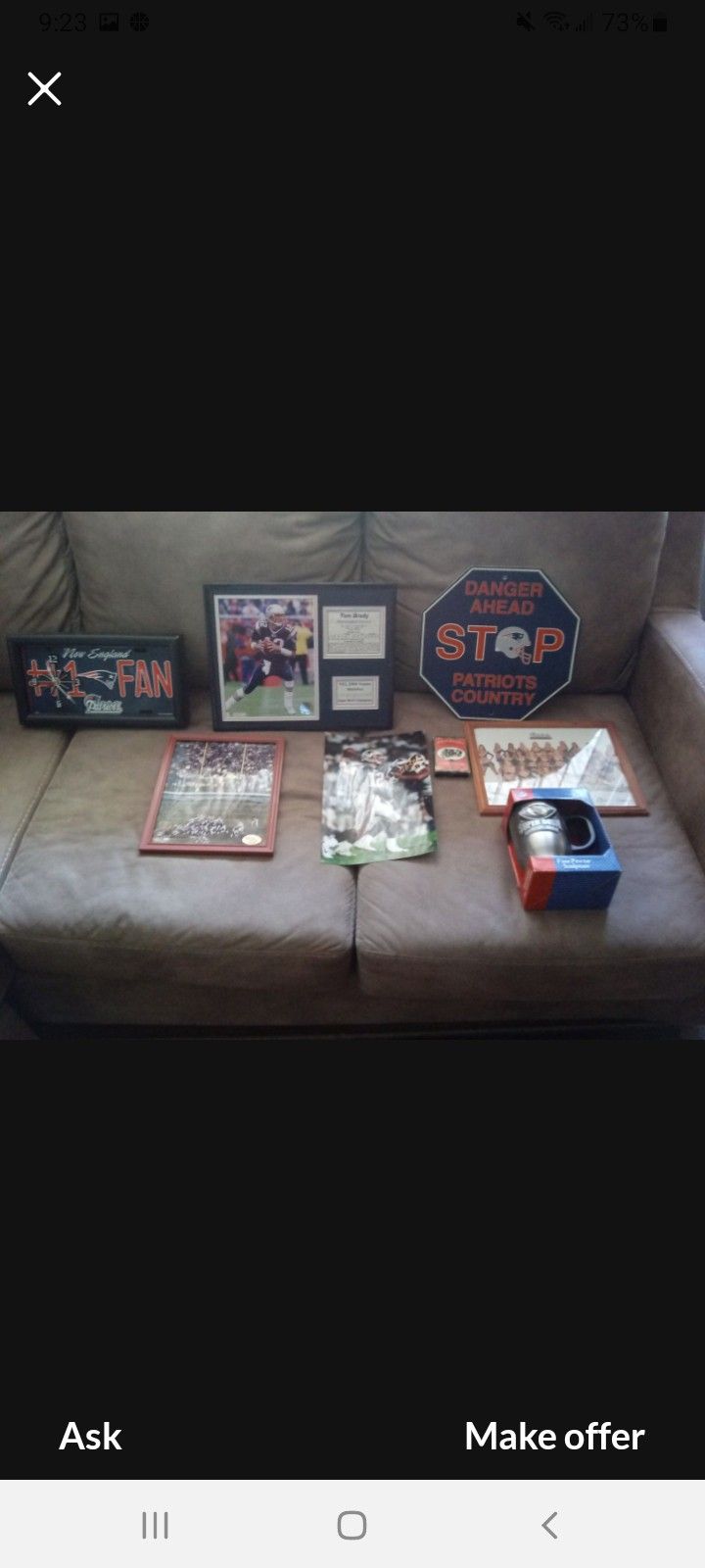 PATRIOTS MEMORABILIA