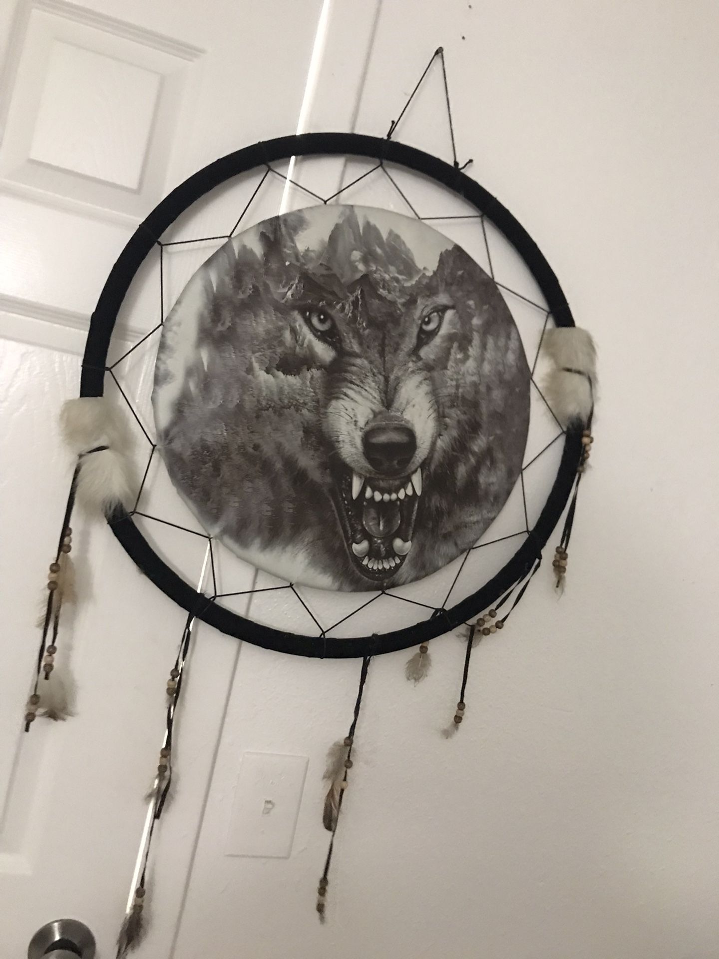 Wolf Dream Catcher