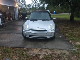 Mini Cooper sidewalk convertible