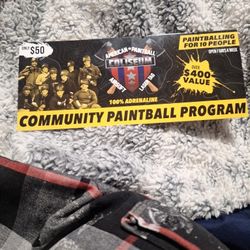Paint Ball Coupon Only 50 For 400 Instore