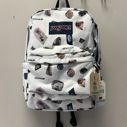 Classic Jansport Backpack Style With Cutout Indie Designs