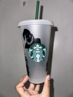 Custom Made Starbucks Cup Nightmare Before Christmas