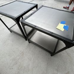 Four Hands Home Furniture Nickel Side Tables 