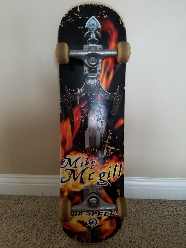 Vintage Mike McGill Airspeed skateboard
