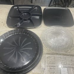 Assortment Of Plastic Trays Bundle $8
