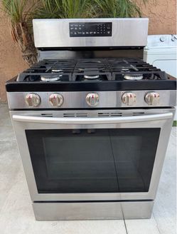 Samsung stainless steel stove