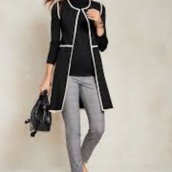 Talbots sleeveless open front cardigan women’s XS