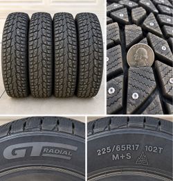 Snow Studded Winter Tires – Set of 4