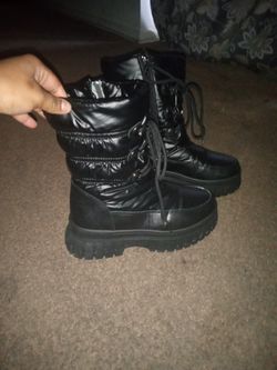 Black Women Winter Boots 