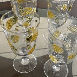 Plastic Water Goblets 4 Total