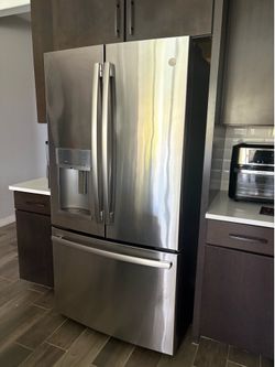 GE Counter-Depth French Door Refrigerator – Stainless Steel – $400 OBO