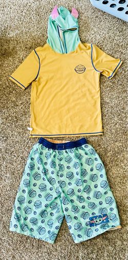 Boy’s Size 14/16- Star Wars Baby Yoda Swim Outfit
