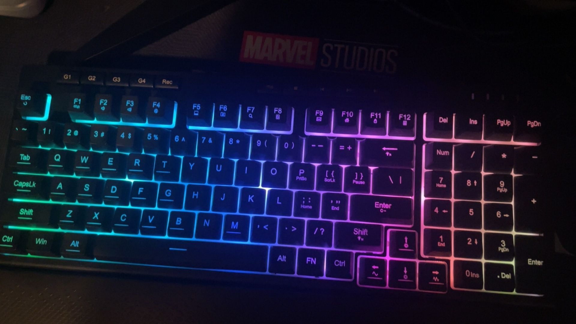 Black Wired Redragon K512 shiva rgb keyboard