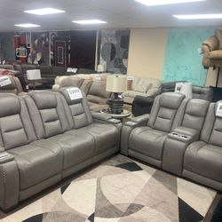Genuine Leather Power Reclining Sofa Or Love Seat $2599 Each Your Choice 