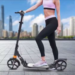 Kick Scooter Roller Foldable Adult Aluminum Alloy Handbrake City Pedal Scooter Handlebar 3 Adjustable 