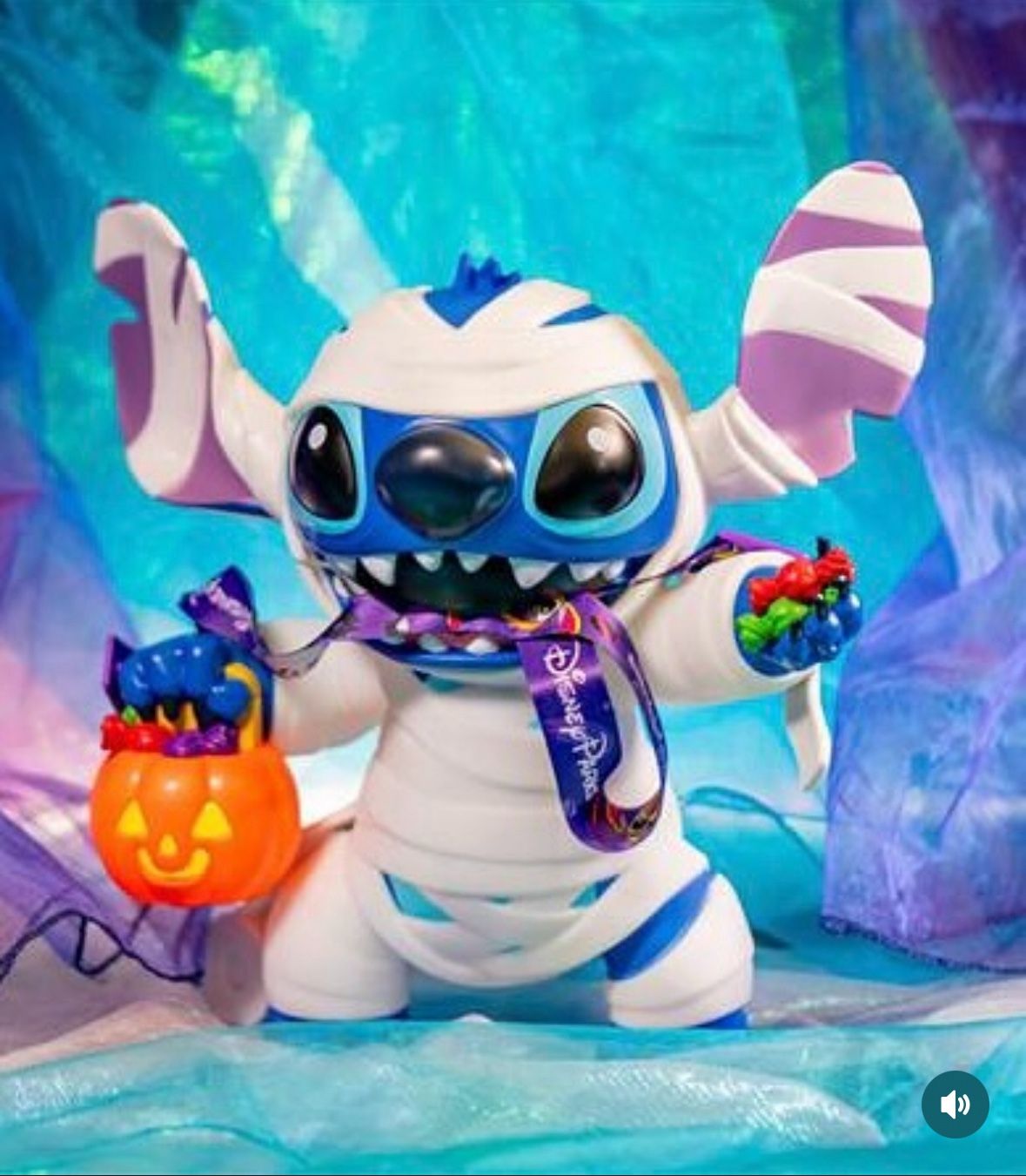 Disneyland Halloween Popcorn Bucket Stitch 