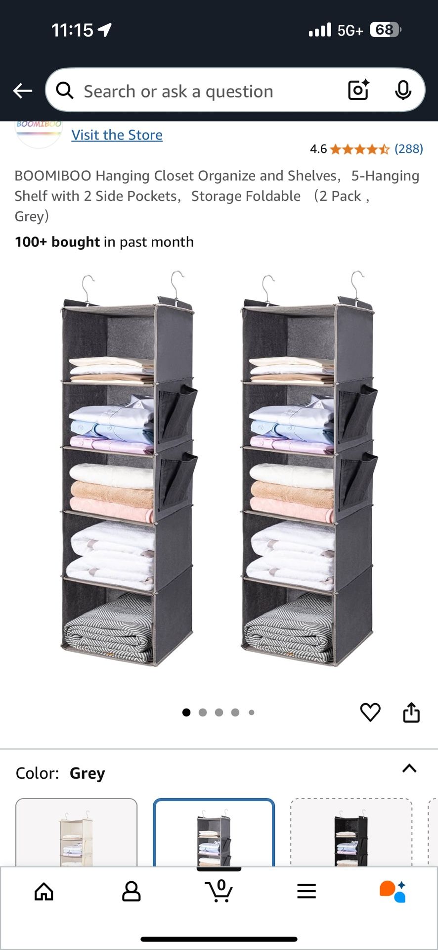 2 Closet Organizers