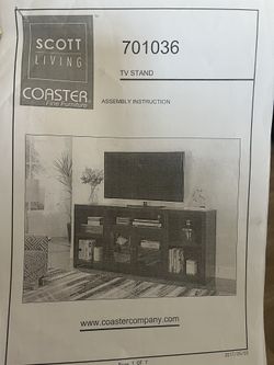 DARK WOOD 75” TV STAND