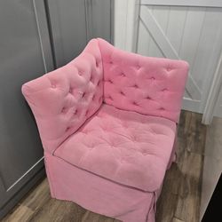 Pink Girl accent Chair