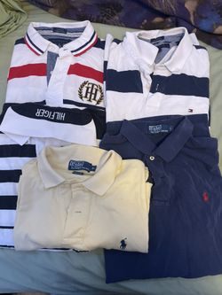 Ralph Lauren and Tommy Hilfiger polos