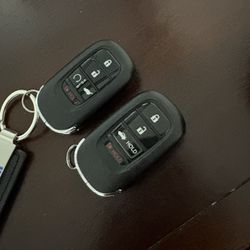 A Pair Of Honda Keys 