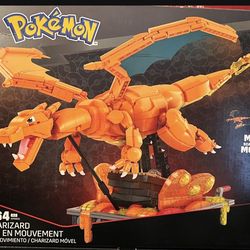 MEGA Pokemon Charizard Lego Building Kit With Motion