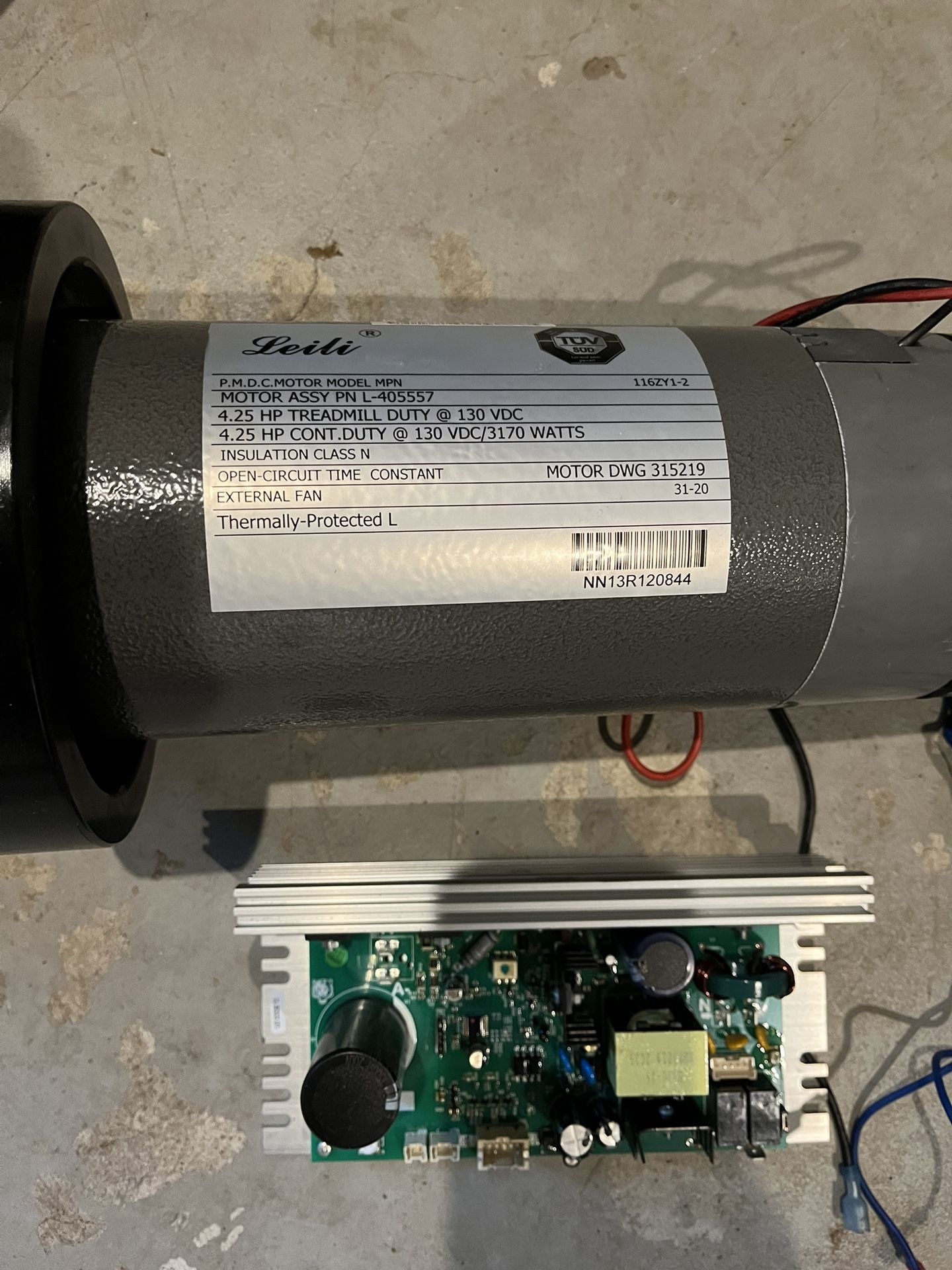 Treadmill Motor And Circuit Board