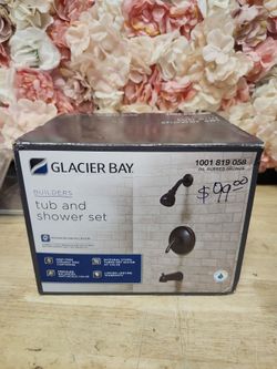 Glacier Bay
Builders Single Handle 1-Spray Tub and Shower Faucet 1.8 GPM in Bronze (Valve Included)