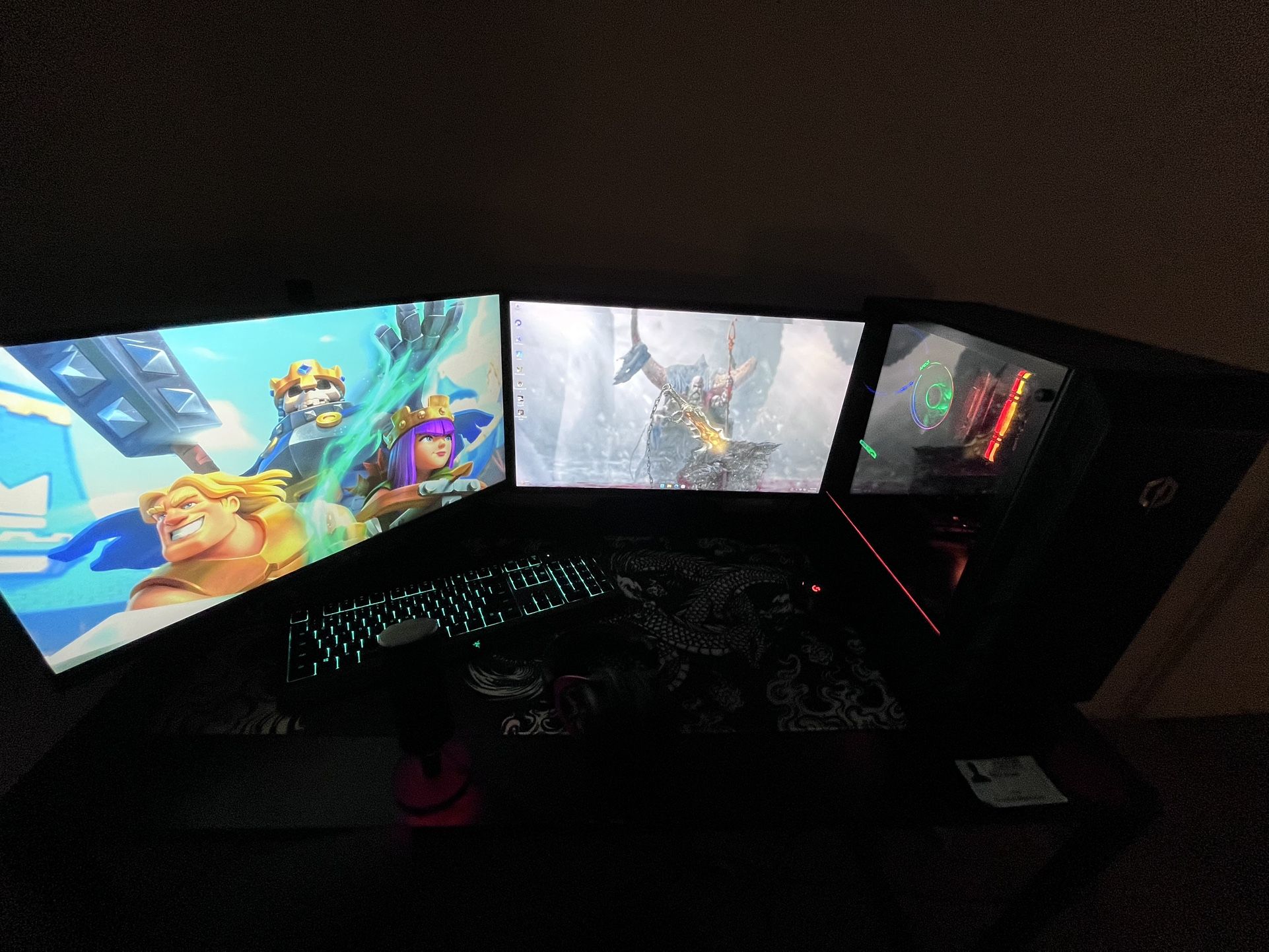 Pc and Monitor