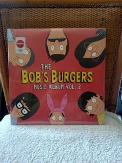 The Bob's Burgers Music Album Vol.2- 3Lps on Mustard, Relish & Ketchup colored vinyl. Also comes with Full Size Poster. New Sealed