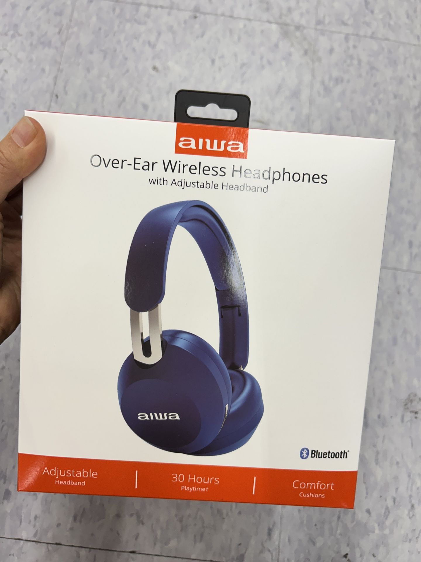 NWT Aiwa Over-Ear Wireless Headphones