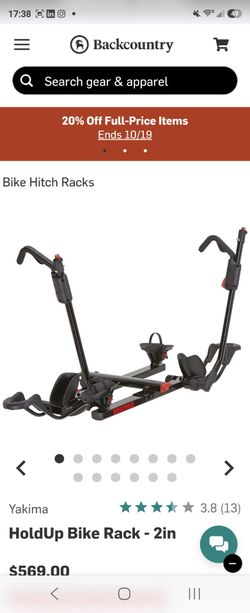 Yakima HoldUp Bike Rack - 2in. HoldUp Bike Rack - 2in (Red/Black)