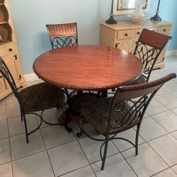 48” Ashley Dining Room Table & 4 Chairs