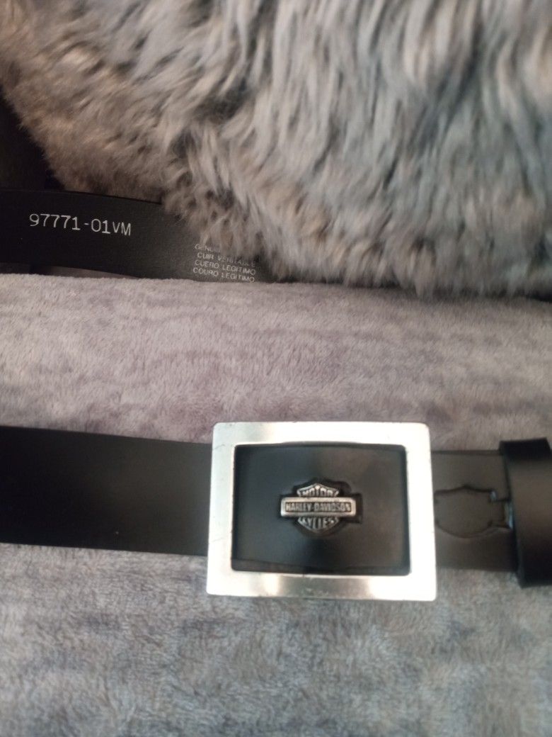 Reduced Price Leather Harley Davisson Belt