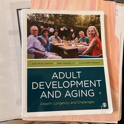 Adult Development And Aging