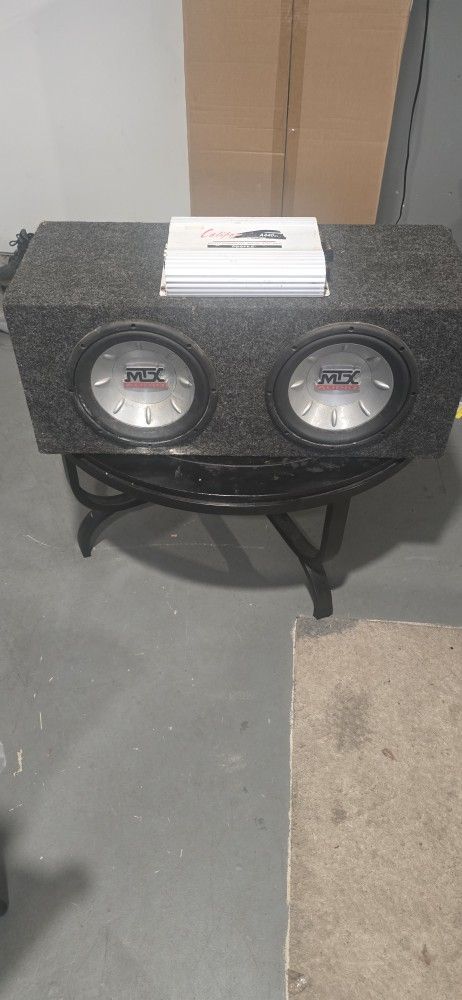 10"mtx subwoofers With Amp