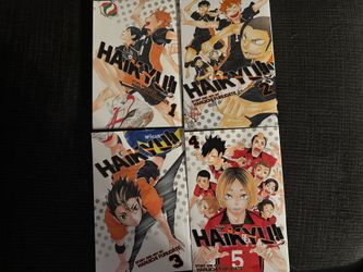 Haikyuu Manga Vol. 1, 2, 3, 5