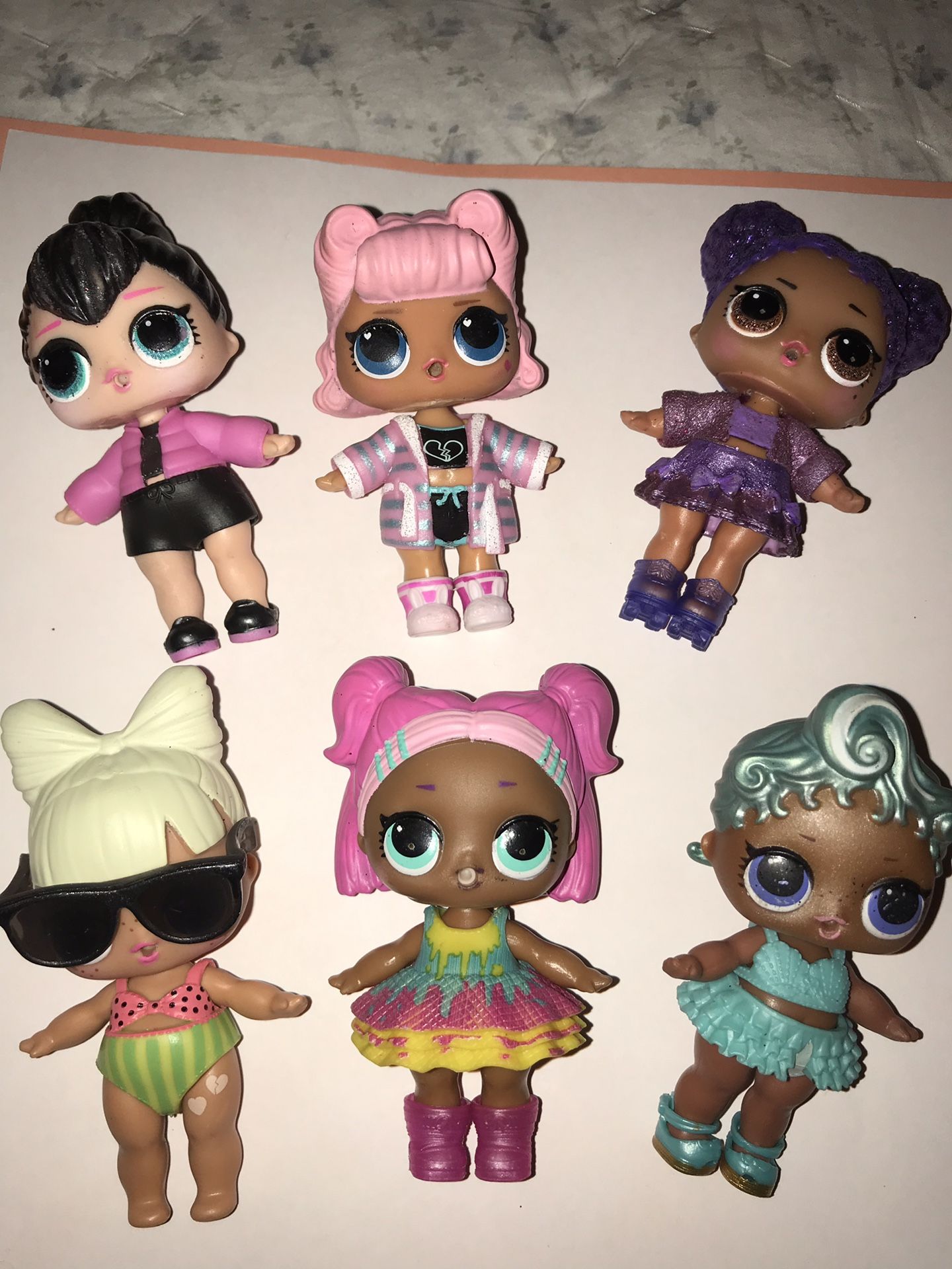 Lol Dolls lot of 6