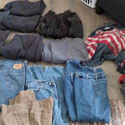 **Generous Supply Men's Clothes - Some Brand New w/Tags.