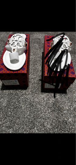 Tory Burch Miller Sandals White